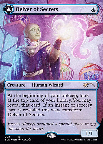 Delver of Secrets // Insectile Aberration
