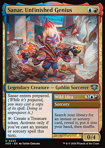 Sanar, Unfinished Genius // Wild Idea