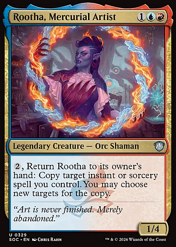 Rootha, Mercurial Artist