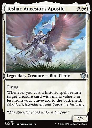 Teshar, Ancestor's Apostle