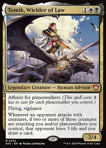Tomik, Wielder of Law