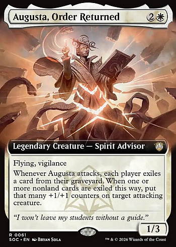 Augusta, Order Returned