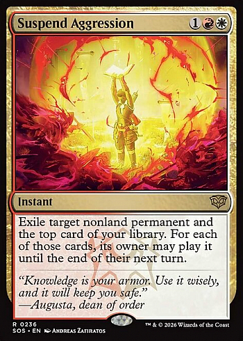 Suspend Aggression