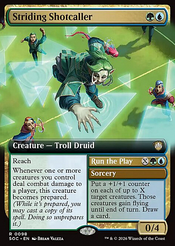 Striding Shotcaller // Run the Play