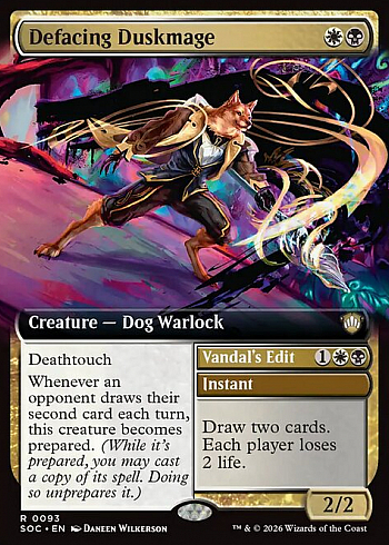 Defacing Duskmage // Vandal's Edit