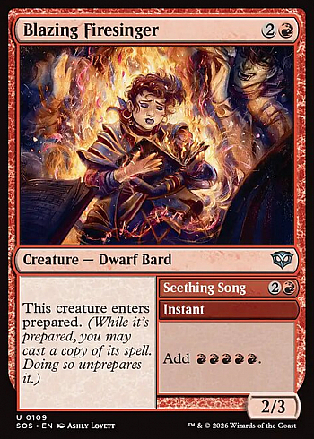 Blazing Firesinger // Seething Song