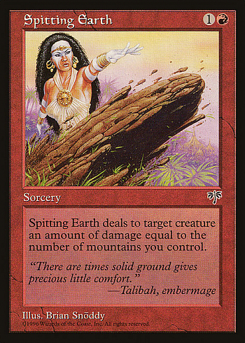 Spitting Earth