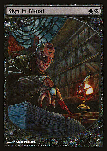 Sign in Blood