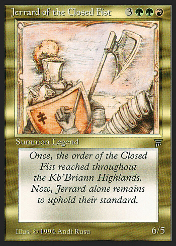 Jerrard of the Closed Fist
