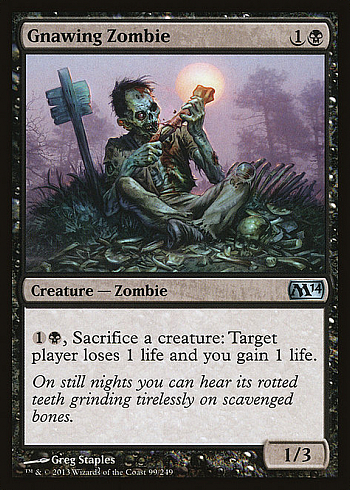 Gnawing Zombie