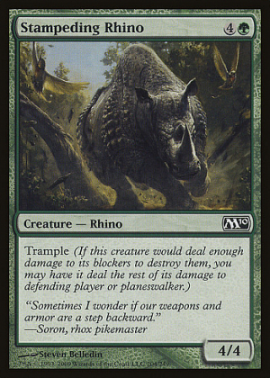 Stampeding Rhino