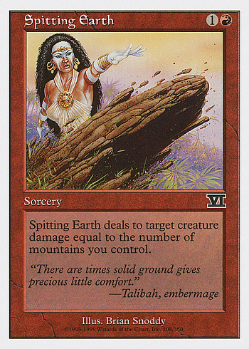 Spitting Earth