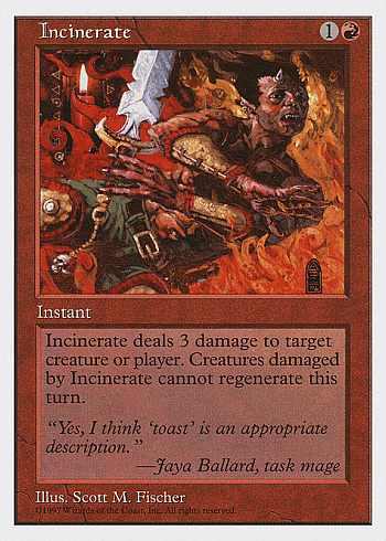 Incinerate