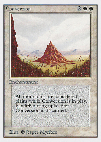 Conversion