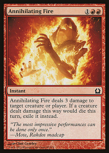 Annihilating Fire