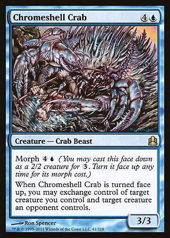 Chromeshell Crab