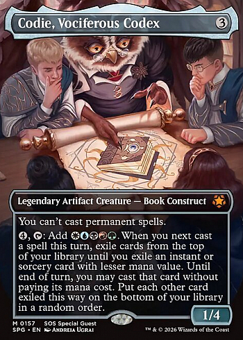 Codie, Vociferous Codex