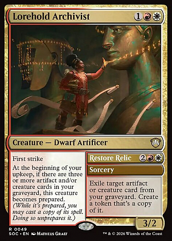 Lorehold Archivist // Restore Relic