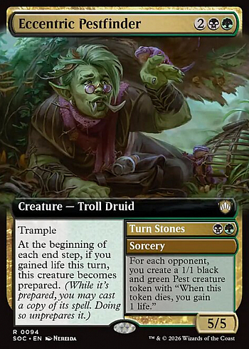 Eccentric Pestfinder // Turn Stones