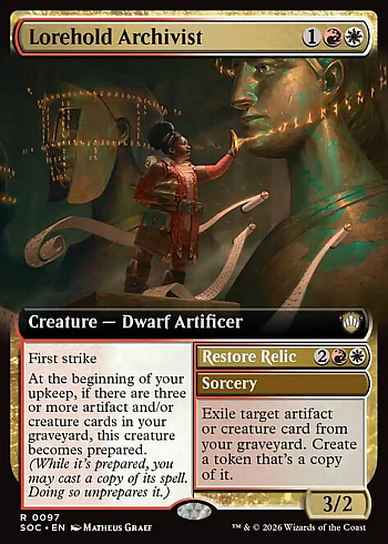 Lorehold Archivist // Restore Relic