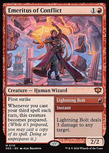 Emeritus of Conflict // Lightning Bolt