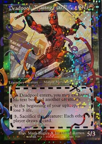 Deadpool, Trading Card