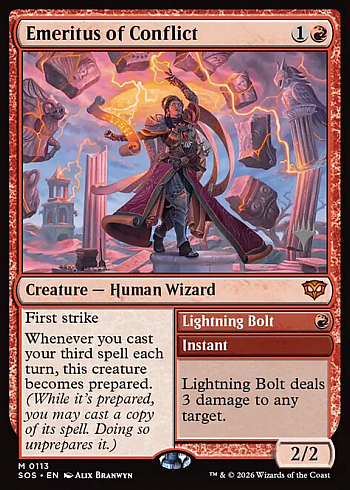 Emeritus of Conflict // Lightning Bolt