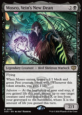Moseo, Vein's New Dean