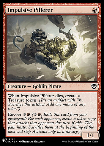 Impulsive Pilferer
