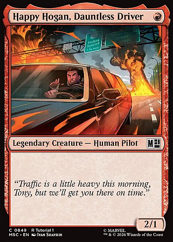 Happy Hogan, Dauntless Driver
