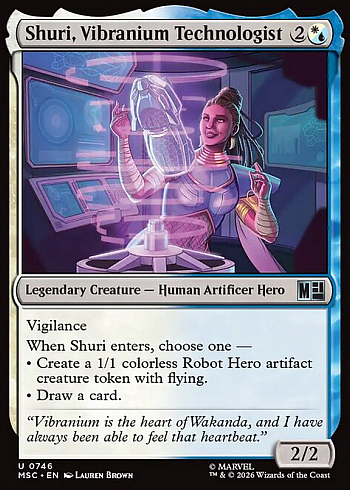 Shuri, Vibranium Technologist