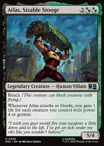 Atlas, Sizable Stooge