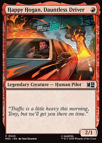 Happy Hogan, Dauntless Driver