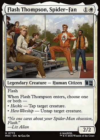Flash Thompson, Spider-Fan
