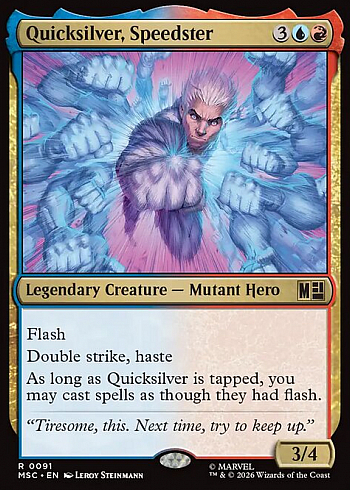 Quicksilver, Speedster
