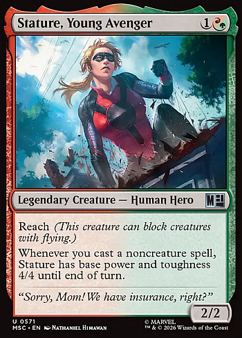 Stature, Young Avenger