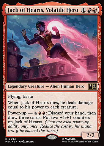 Jack of Hearts, Volatile Hero