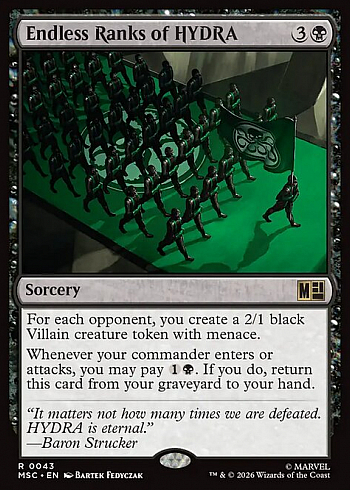 Endless Ranks of HYDRA