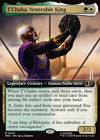 T'Chaka, Venerable King