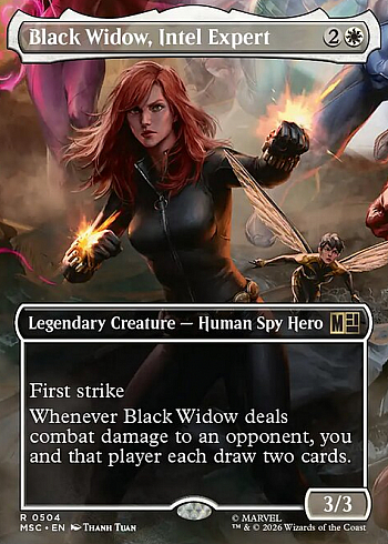 Black Widow, Intel Expert