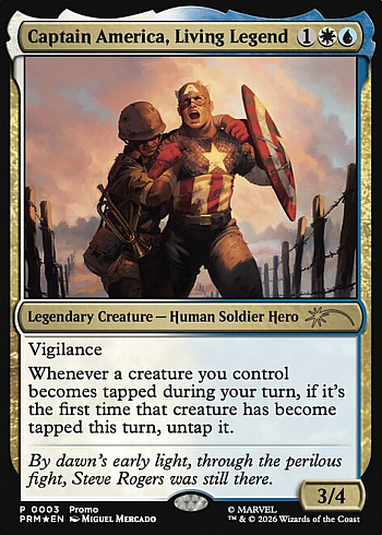 Captain America, Living Legend