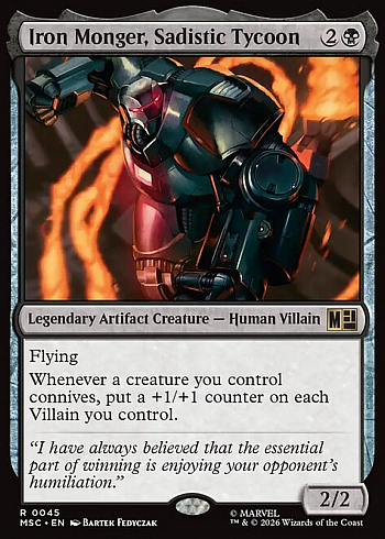 Iron Monger, Sadistic Tycoon