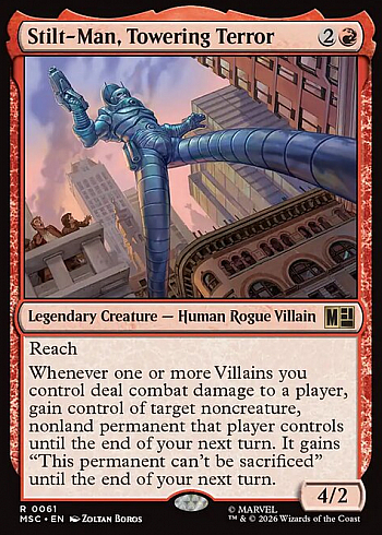 Stilt-Man, Towering Terror