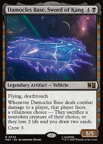 Damocles Base, Sword of Kang