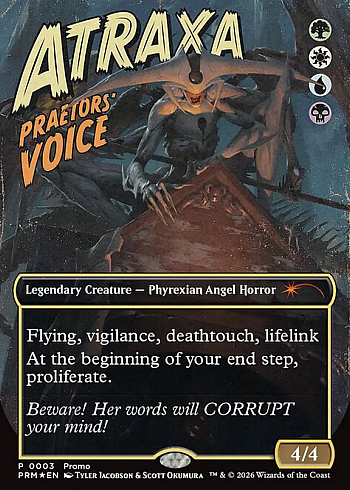 Atraxa, Praetors' Voice