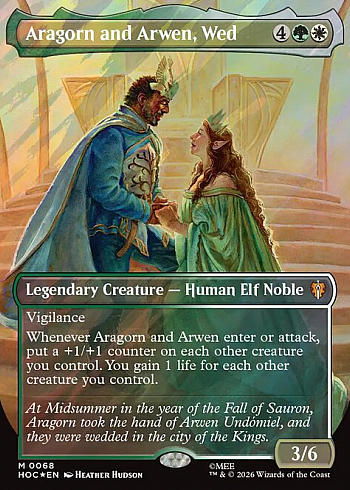 Aragorn and Arwen, Wed