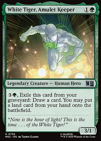 White Tiger, Amulet Keeper