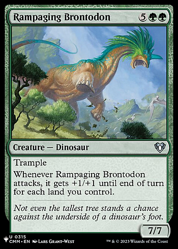 Rampaging Brontodon