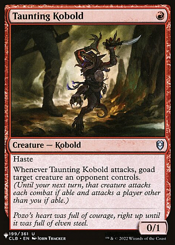 Taunting Kobold