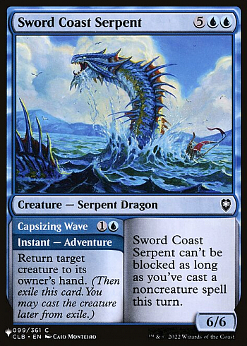 Sword Coast Serpent // Capsizing Wave